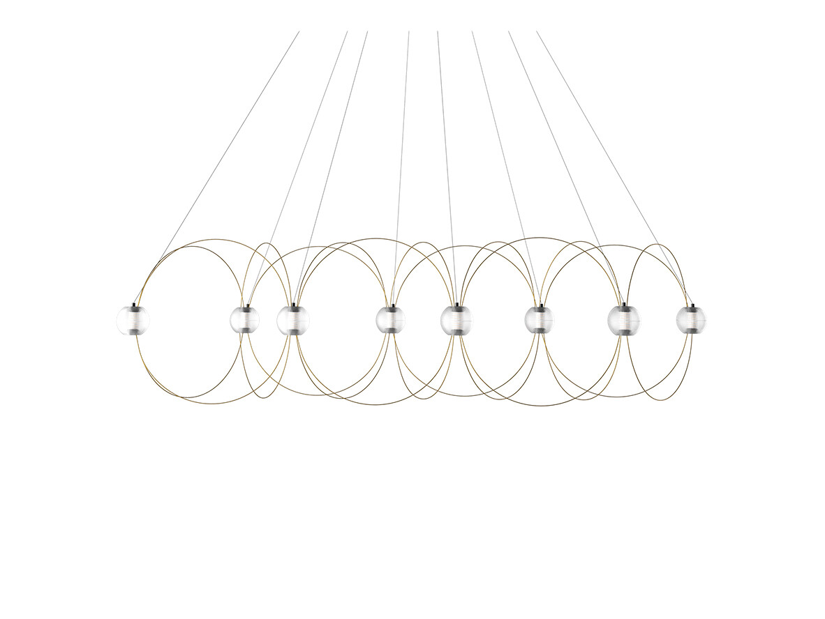 DCWéditions - Munari 8 Hanglamp Goud