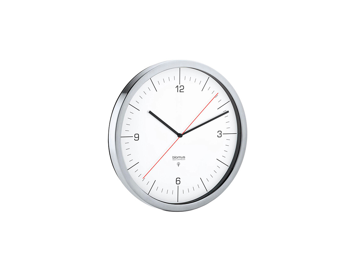 Blomus – Crono Radio Controlled Clock Ø25 White