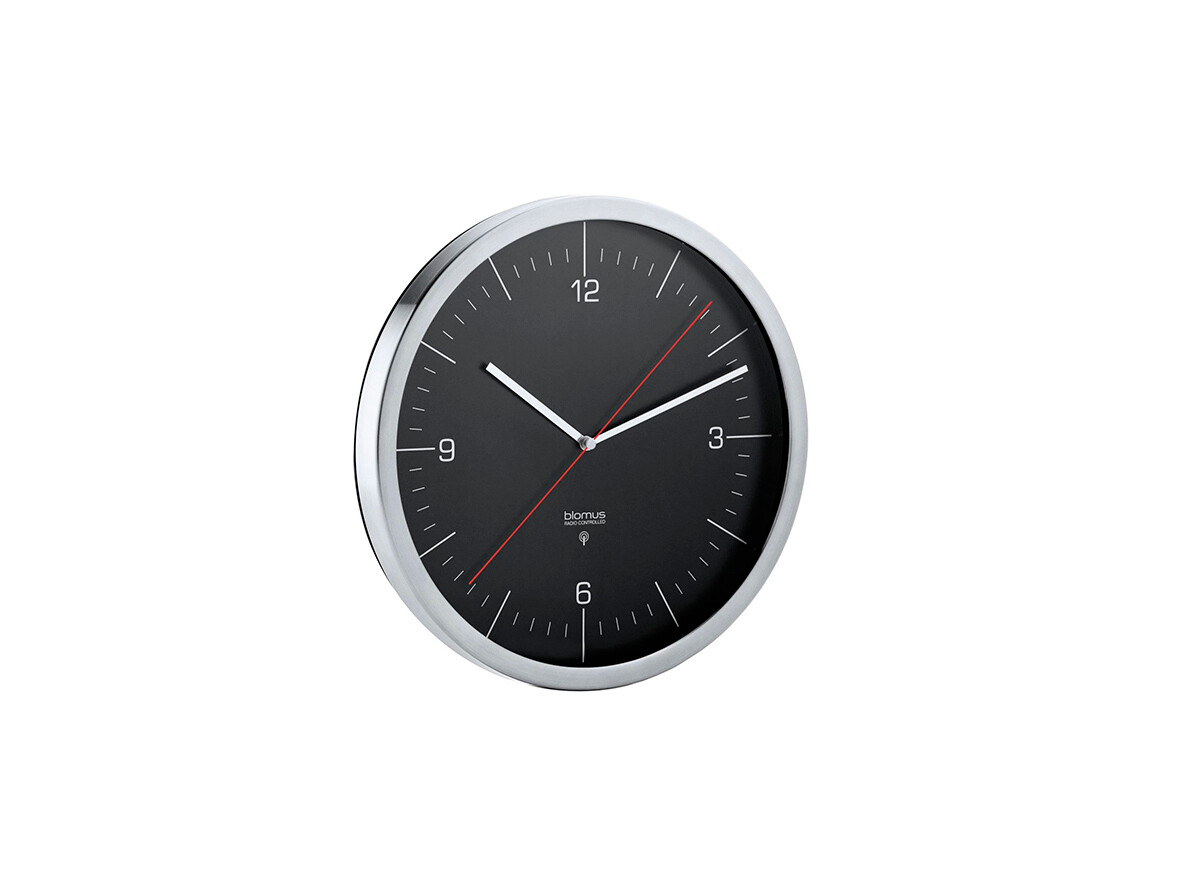 Blomus – Crono Radio Controlled Clock Ø25 Black