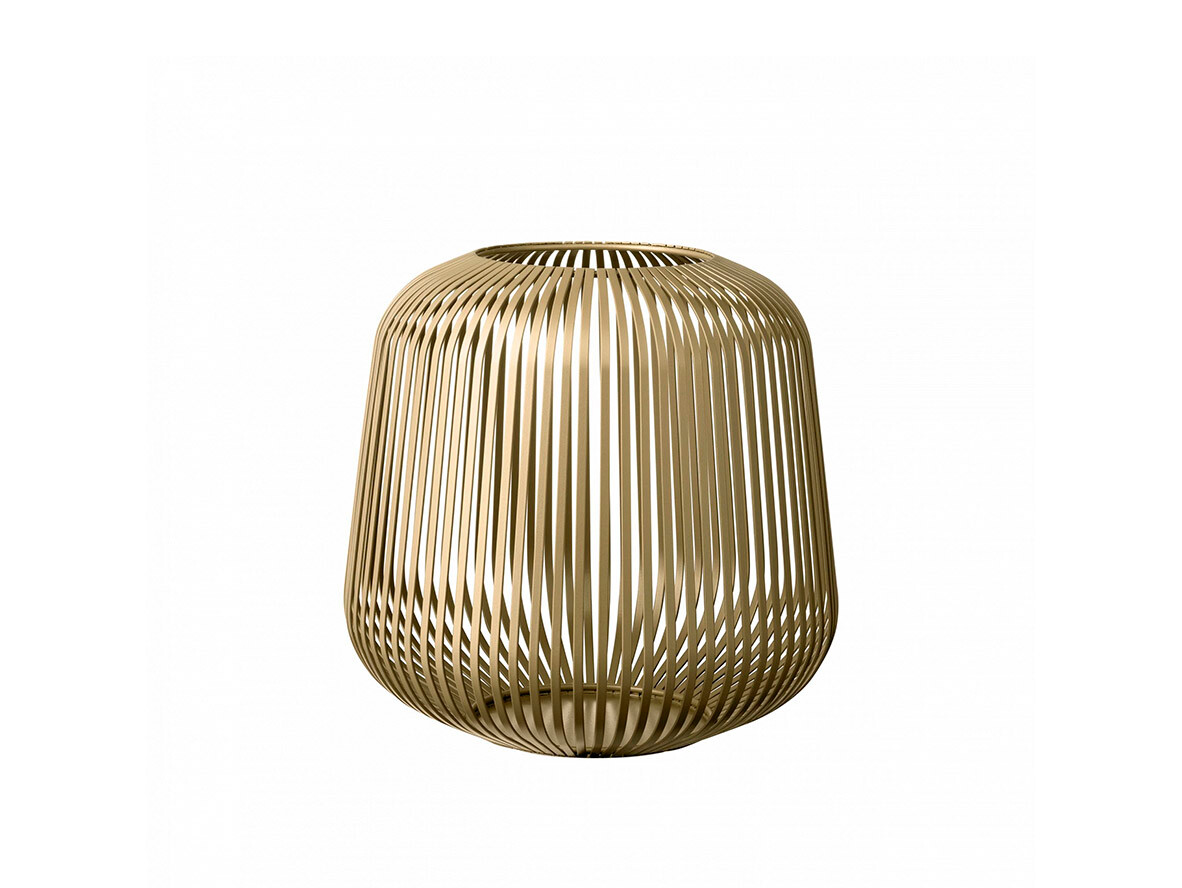 Bloomingville – Lito Lantern M Golden Blomus