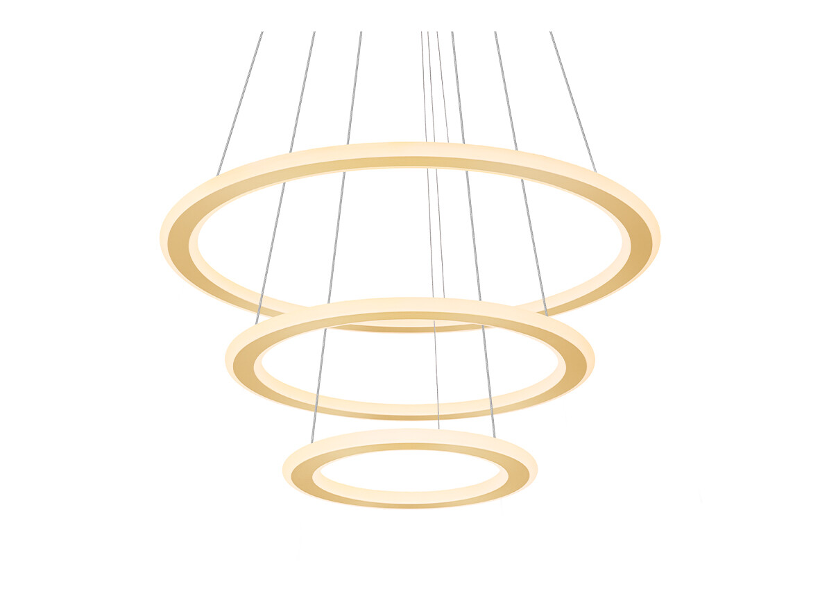 SLV - One Flat Hanglamp Brass