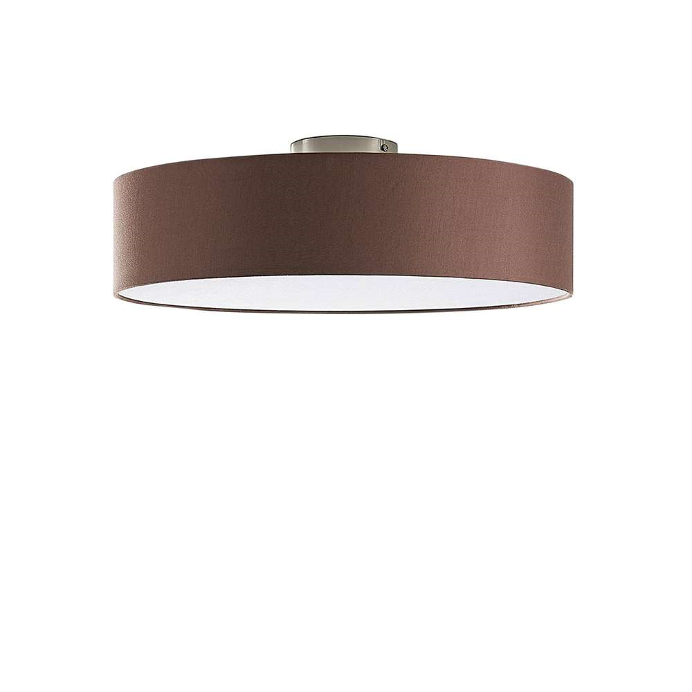 Lindby – Sebatin Kattovalaisin Ø50 Brown/White/Nickel