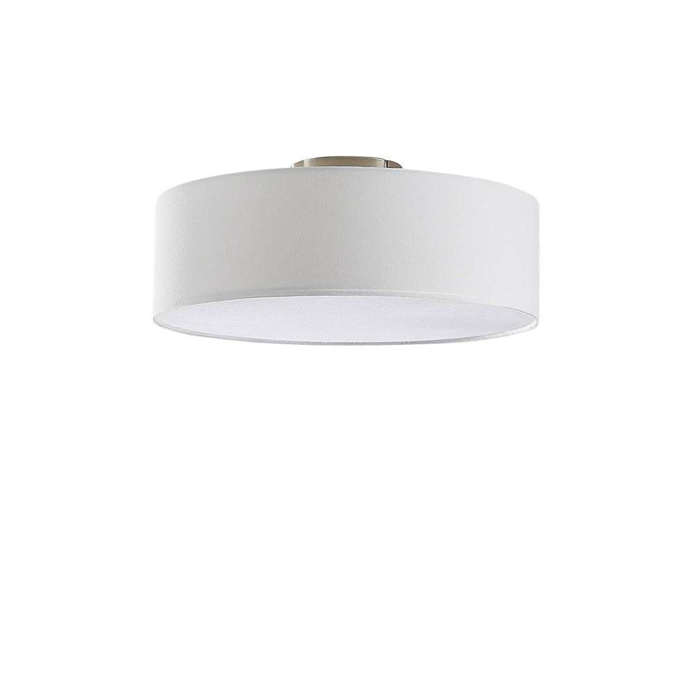 Lindby – Sebatin Kattovalaisin Ø40 Cream/White/Nickel