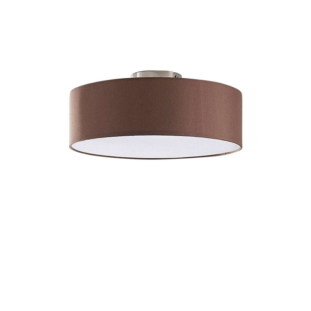 Lindby – Sebatin Kattovalaisin Ø40 Brown/White/Nickel