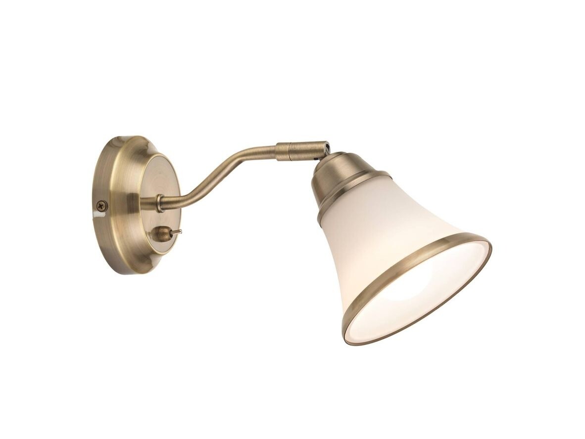 Lindby – Marita Seinävalaisin White/Antique Brass