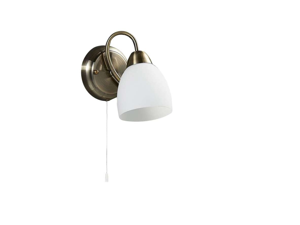 Lindby – Mael Seinävalaisin White/Antique Brass Lindby