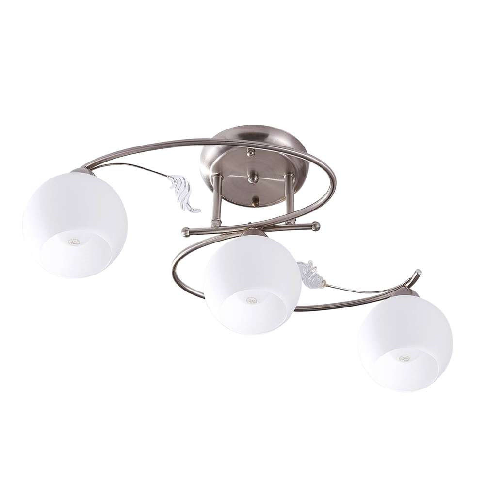 Lindby – Svean 3 Kattovalaisin White/Nickel Lindby