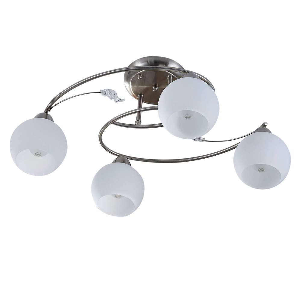 Lindby – Svean 4 Kattovalaisin White/Nickel Lindby