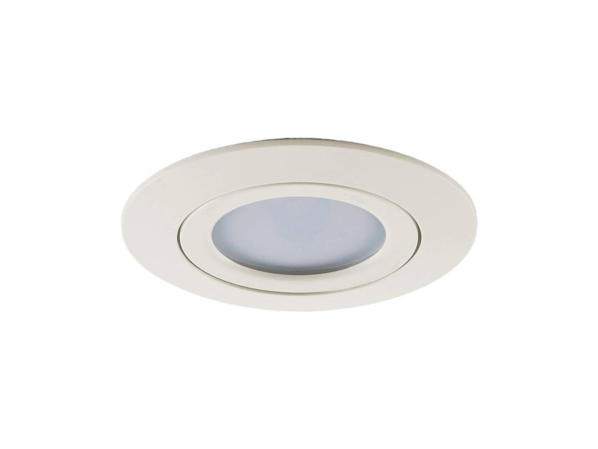 Lindby – Andrej Round LED Upotettuspotti Cream Lindby