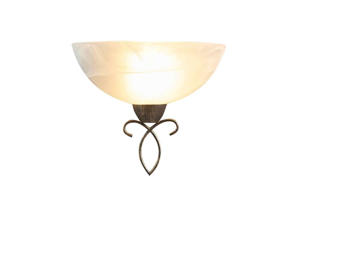 Lindby – Mohija Seinävalaisin Alabaster White/Antique Gold