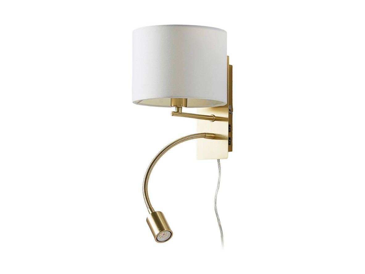 Lindby – Florens Seinävalaisin White/Brass Lindby