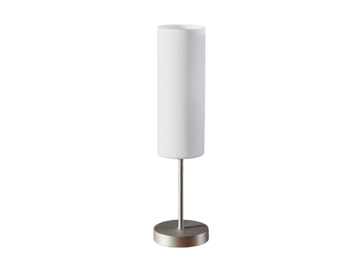 Lindby – Vinsta Pöytävalaisin Opal White/Satin Nickel