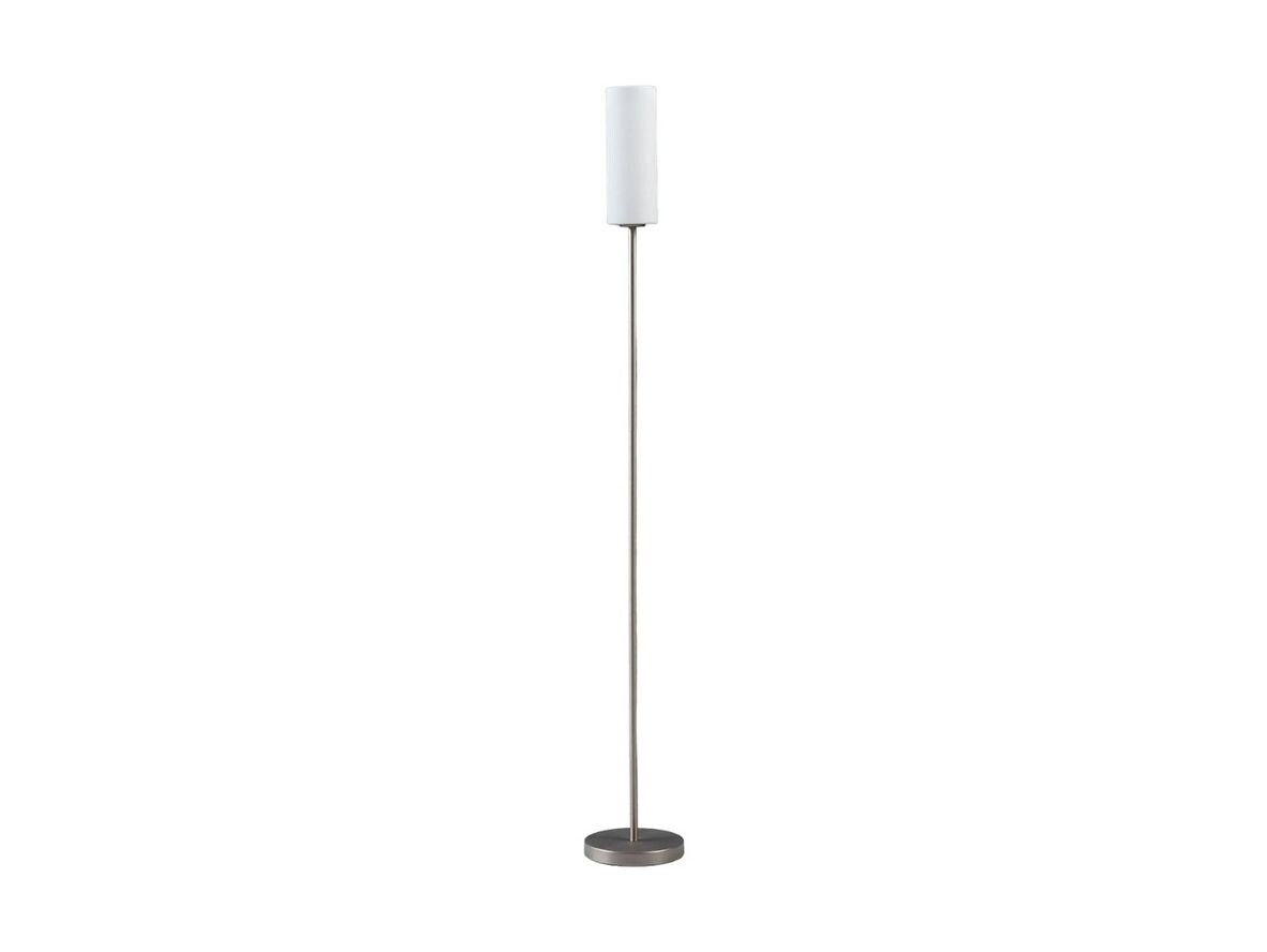 Lindby – Vinsta Lattiavalaisin Opal White/Satin Nickel Lindby