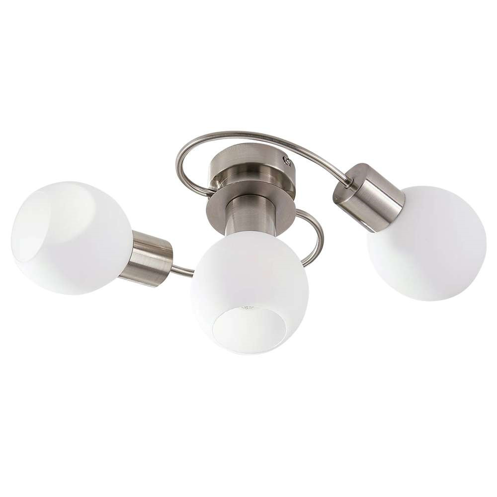 Lindby – Ciala 3 Kattovalaisin White/Nickel