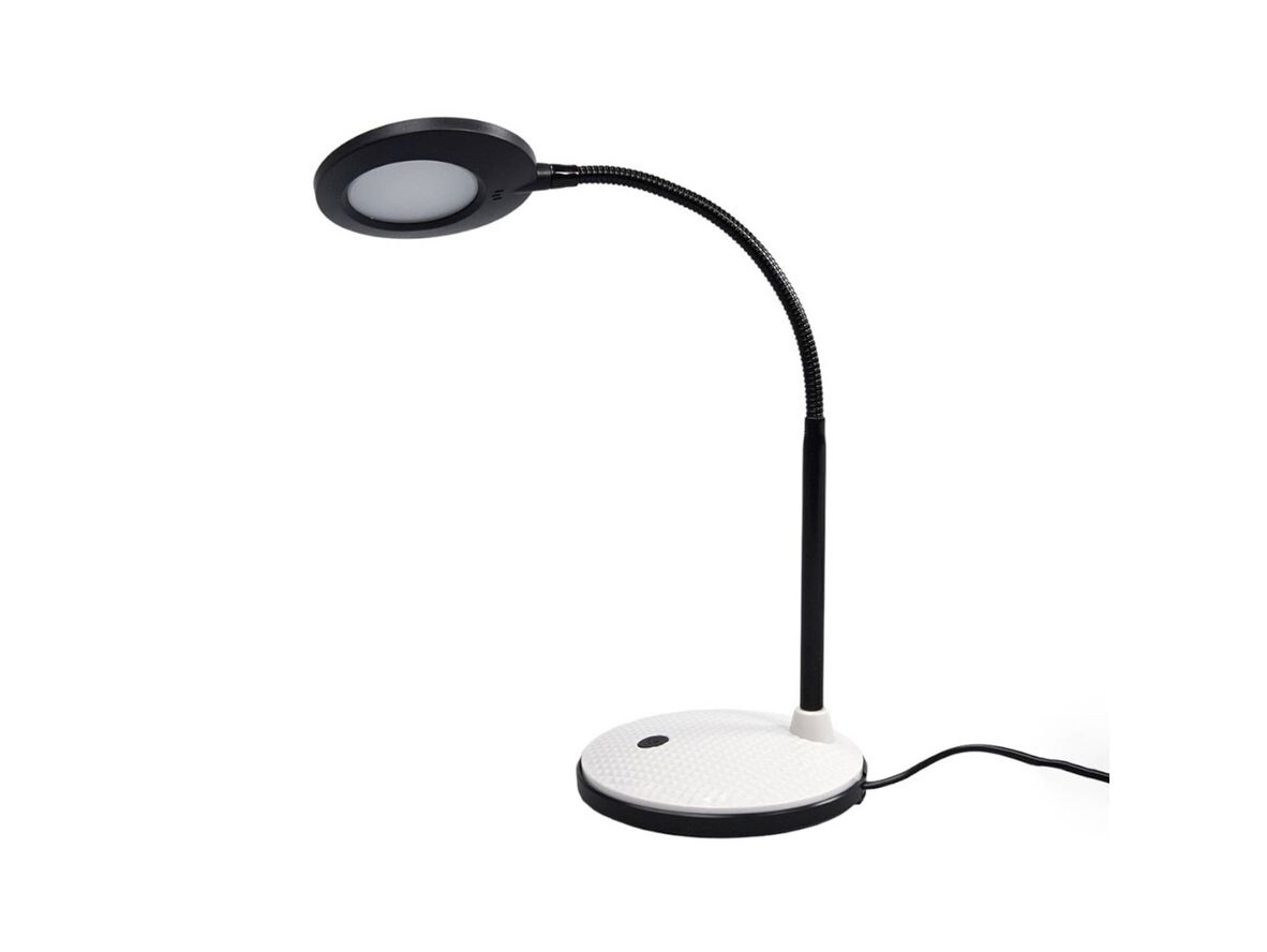 Lindby – Ivan LED Pöytävalaisin Black/Light Grey