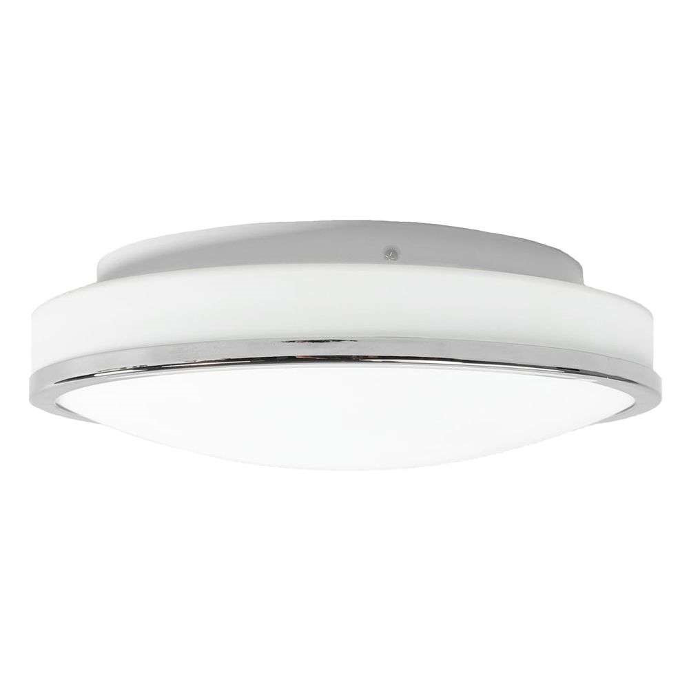 Lindby – Lyss Round LED Kattovalaisin IP44 Ø34 Chrome