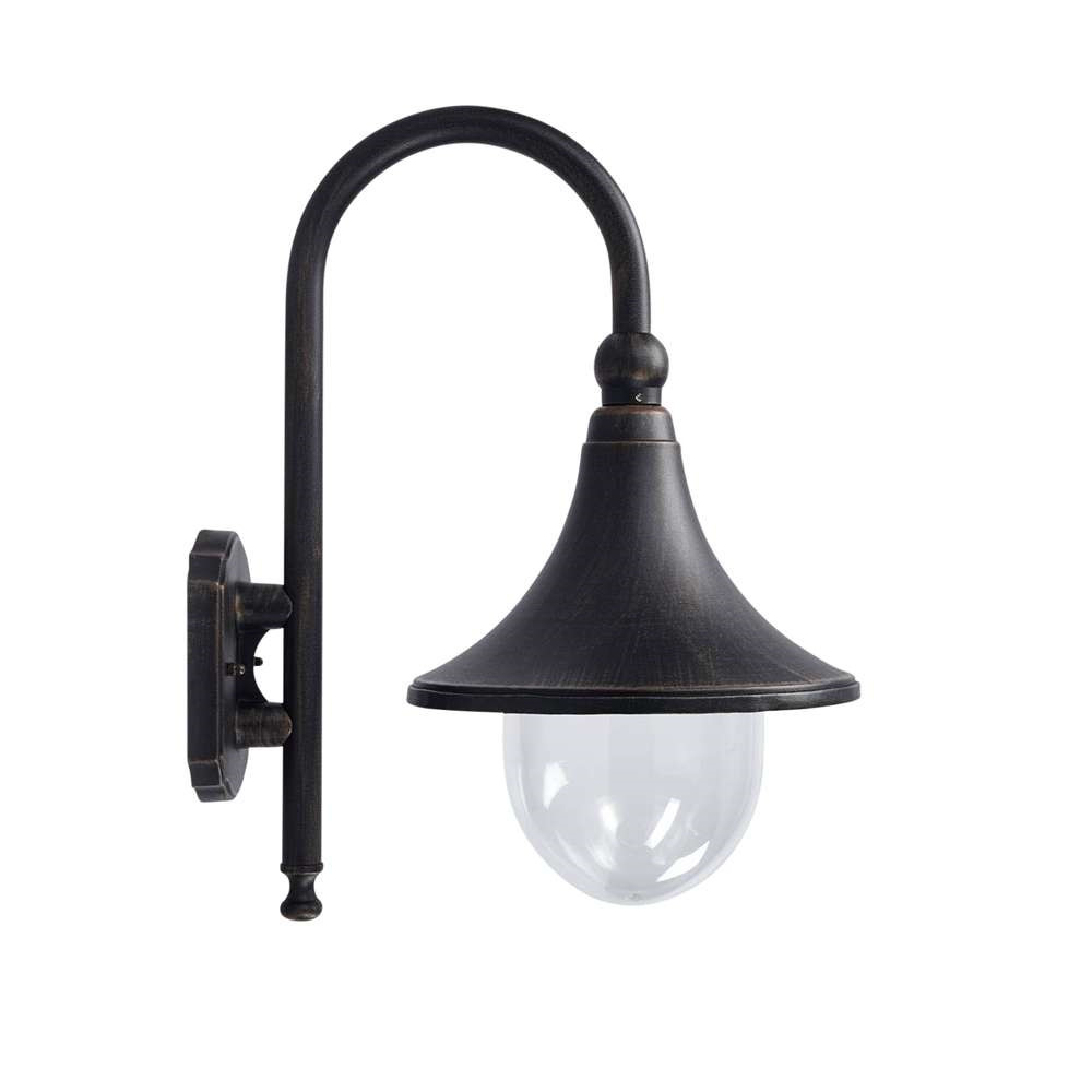 Lindby – Daphne Ulko Seinävalaisin Antique Black