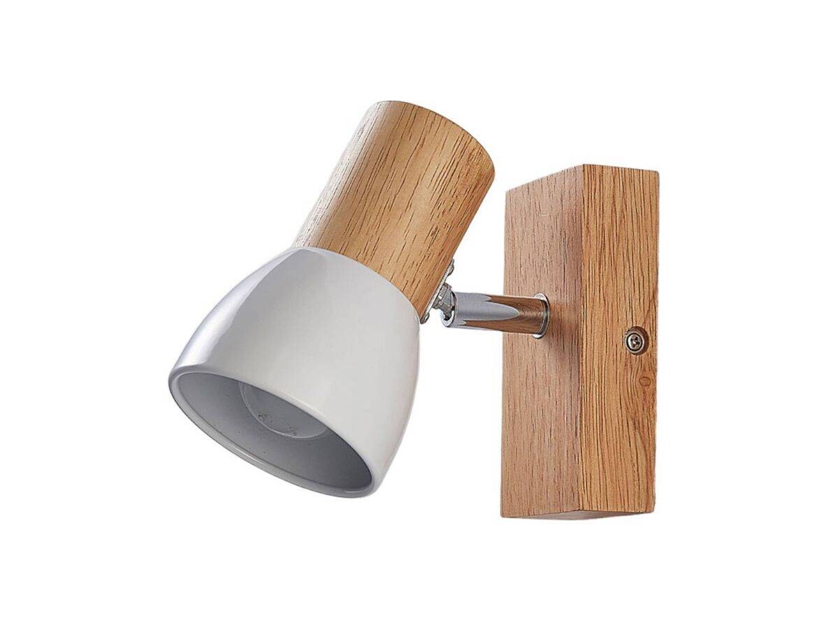 Lindby – Thorin Seinävalaisin Light Wood/White Lindby