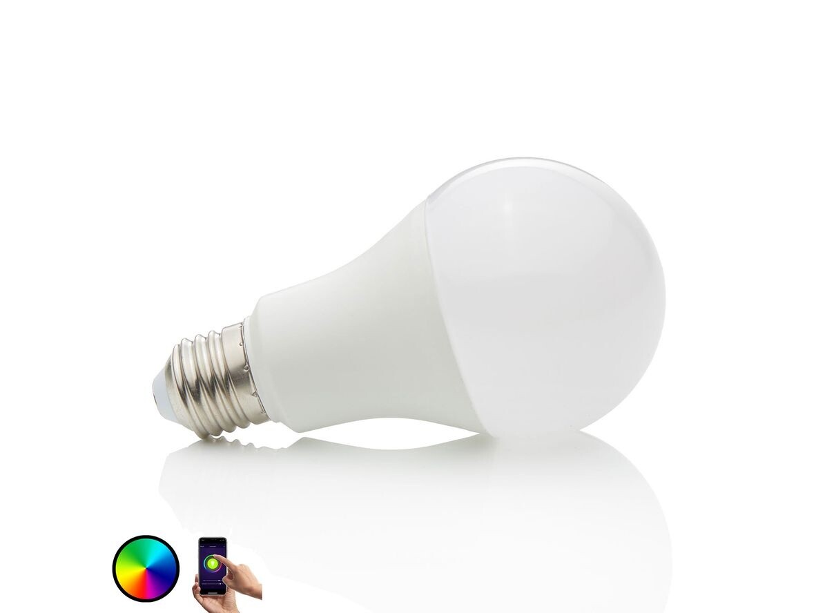 Pære Prios Smart LED 10W (1050lm) 2700K RGB Dim. E27 – Prios