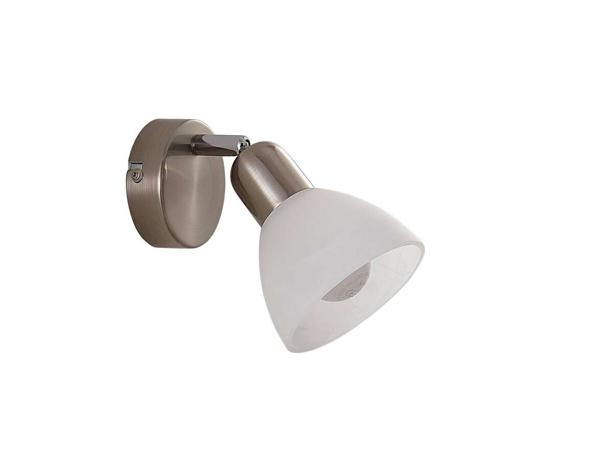 Lindby – Paulina LED Seinävalaisin Satin Nickel/White