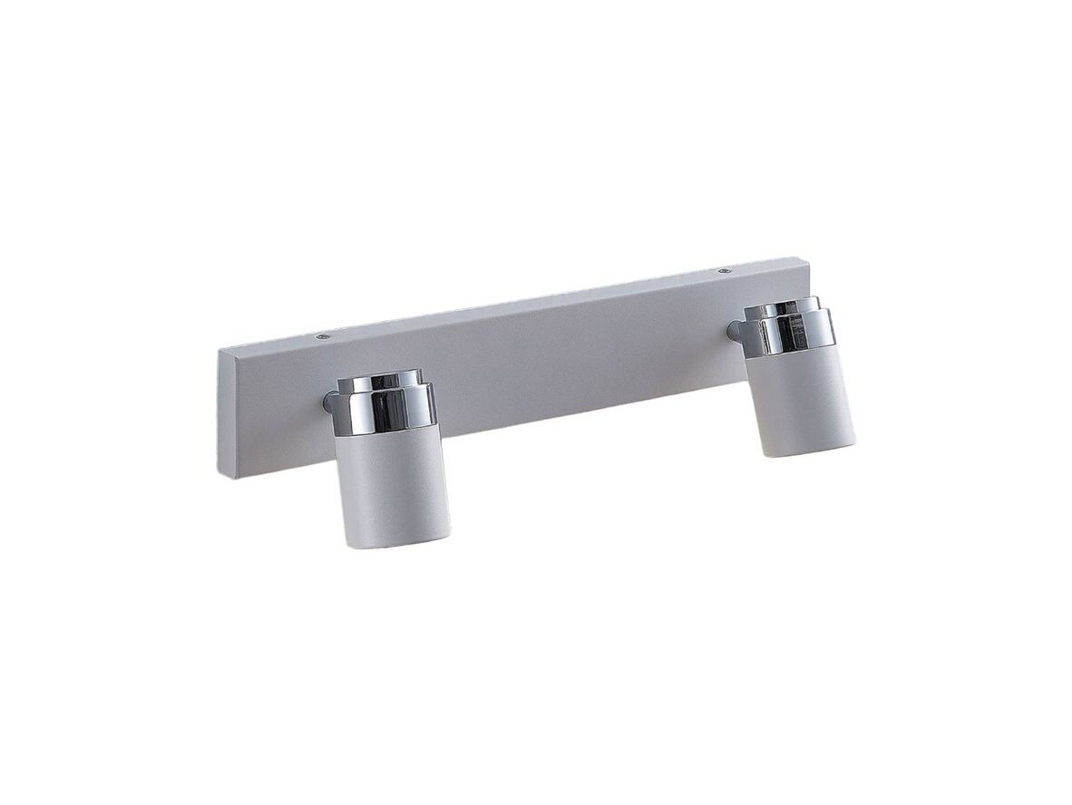 Lindby – Kardo 2 Seinävalaisin IP44 White/Chrome