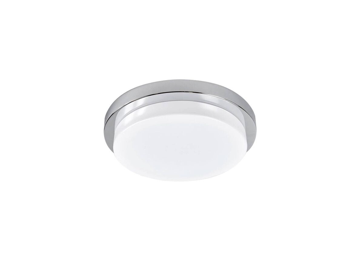 Lindby – Cordula LED Kattovalaisin IP44 Chrome/Opal Lindby