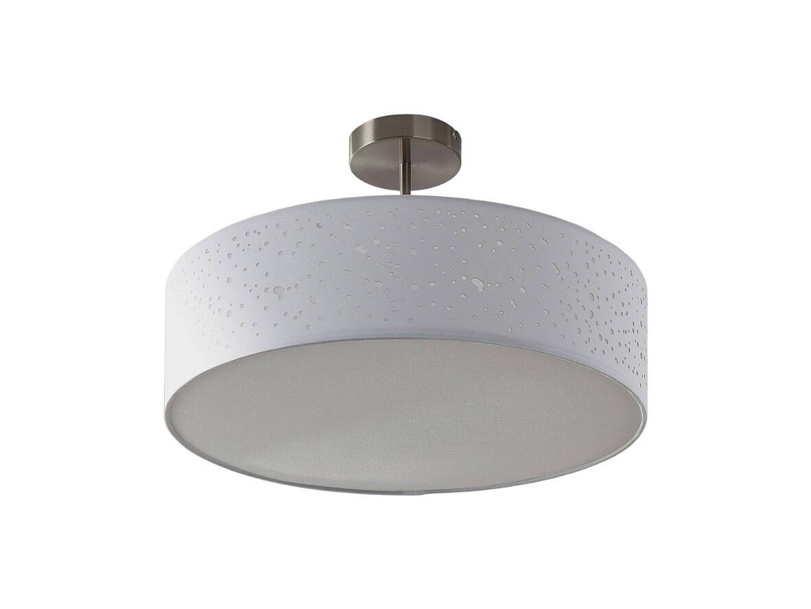 Lindby – Umma Kattovalaisin H30 White/Satin Nickel Lindby