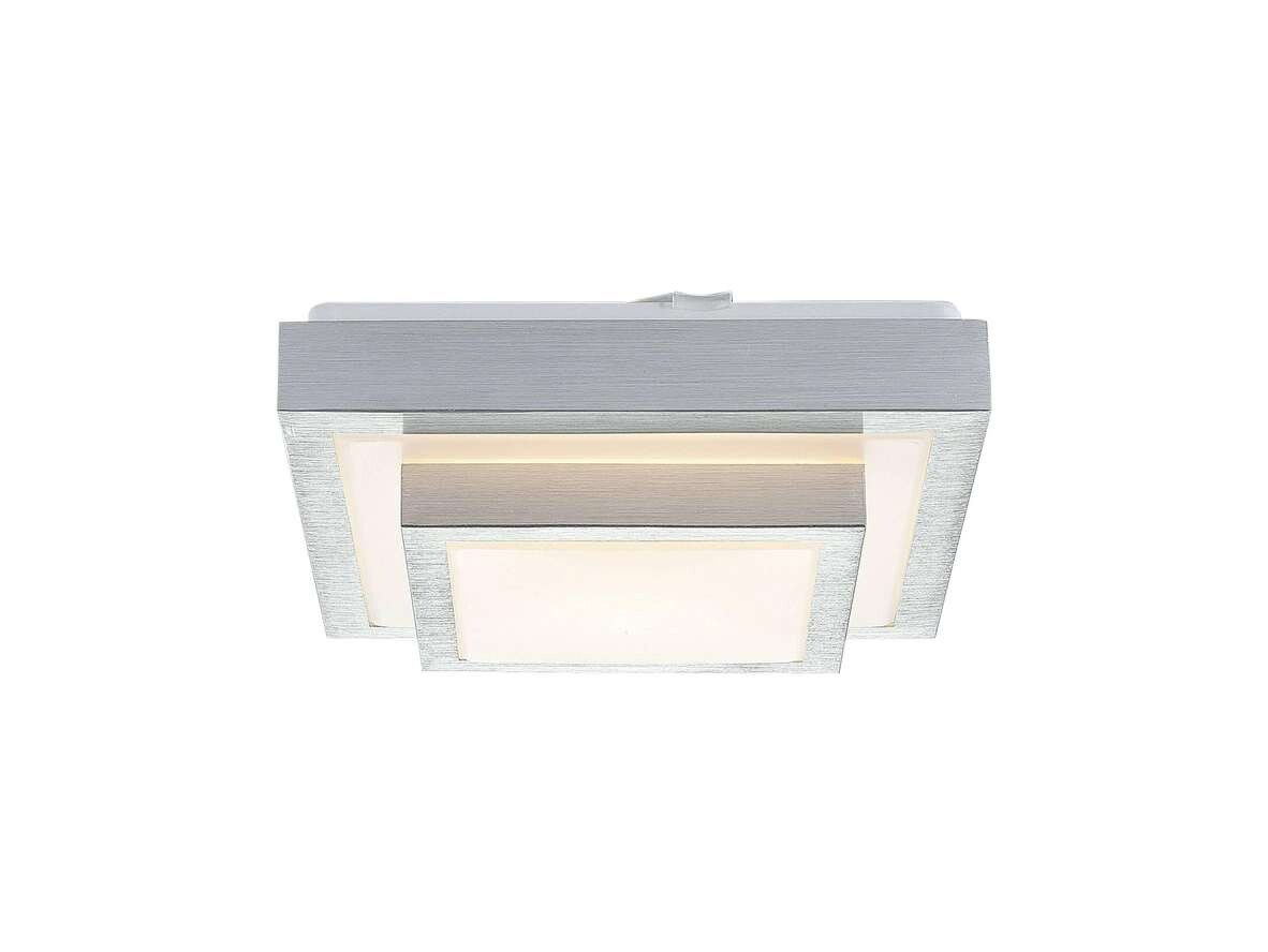 Lindby – Mirco Square LED Kattovalaisin L27 Alu/White Lindby