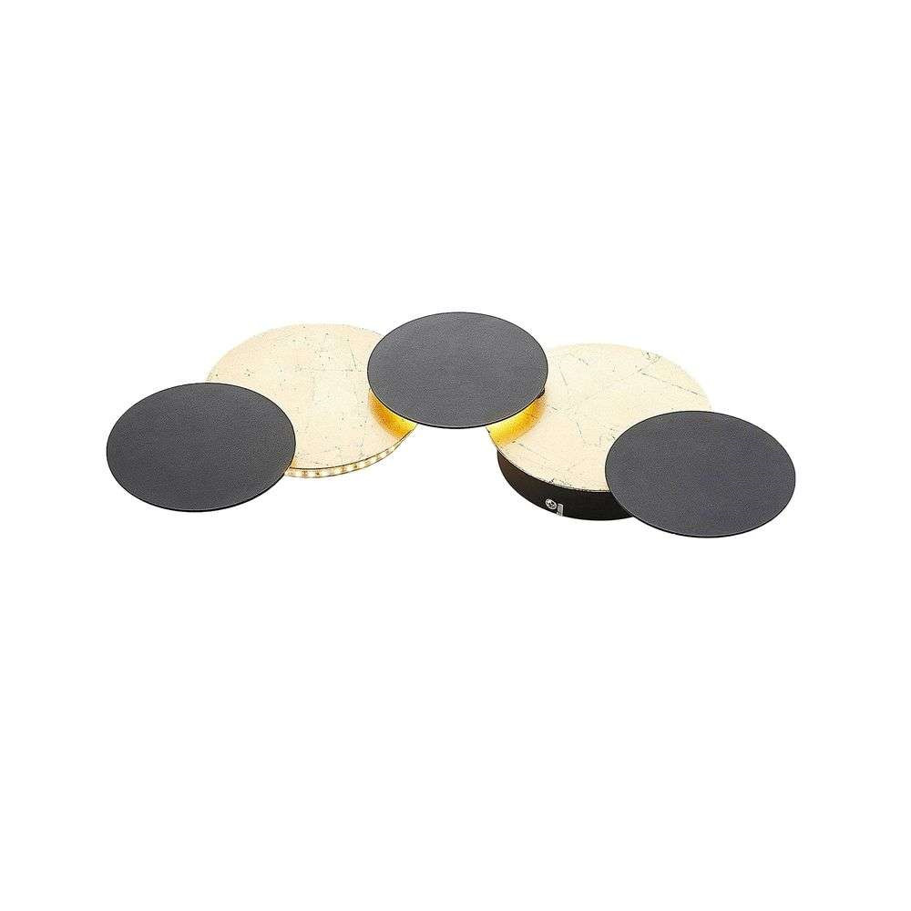 Lindby – Grazyna 5 LED Seinävalaisin Black/Gold