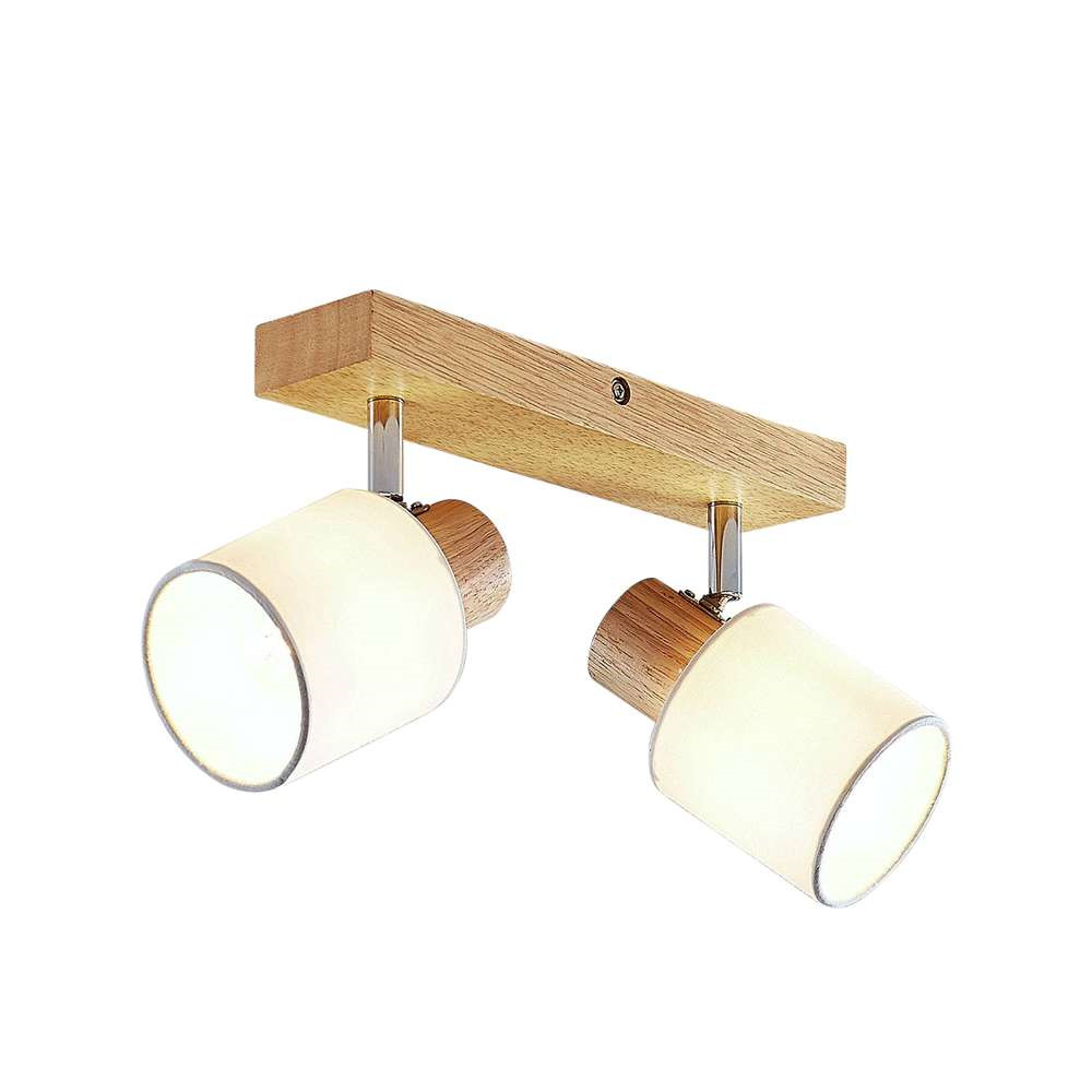 Lindby – Wanessa 2 Kattovalaisin Wood/White Lindby