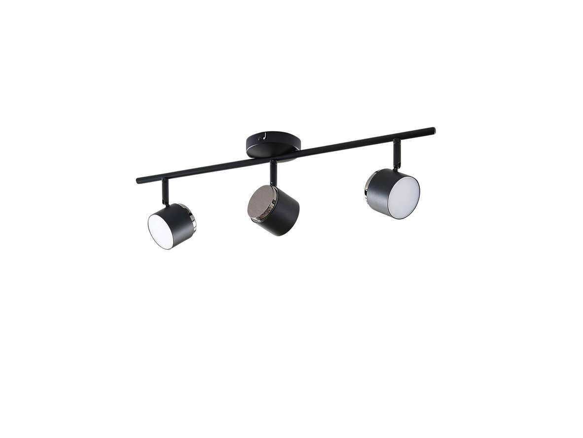 Lindby – Marrie 3 LED Kattovalaisin Black Lindby