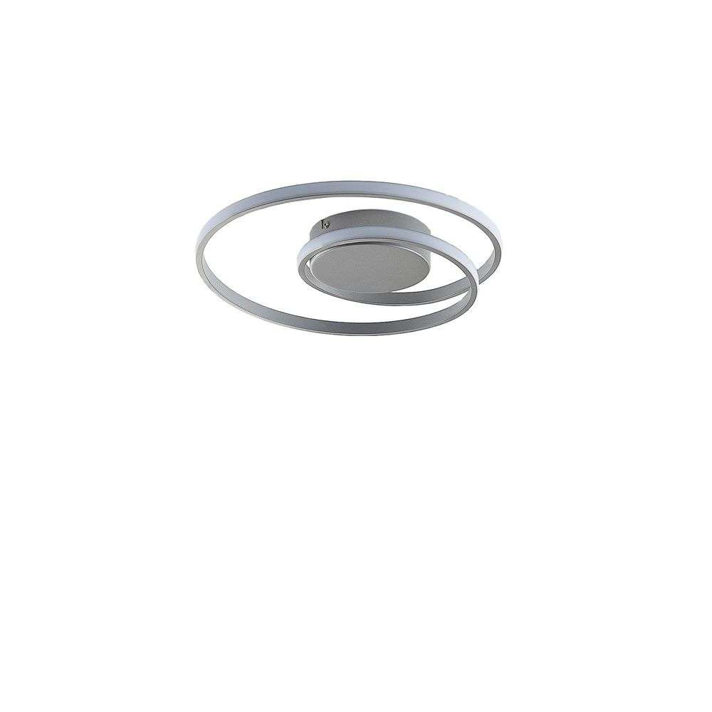 Lindby – Kyron LED Loftlampe Silver/Titanium