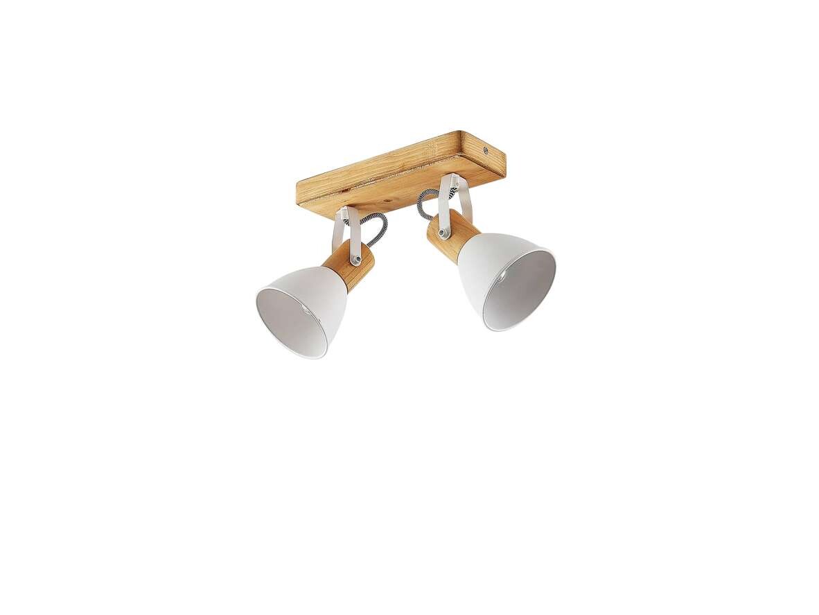 Lindby – Merela 2 Kattovalaisin Wood/White Lindby