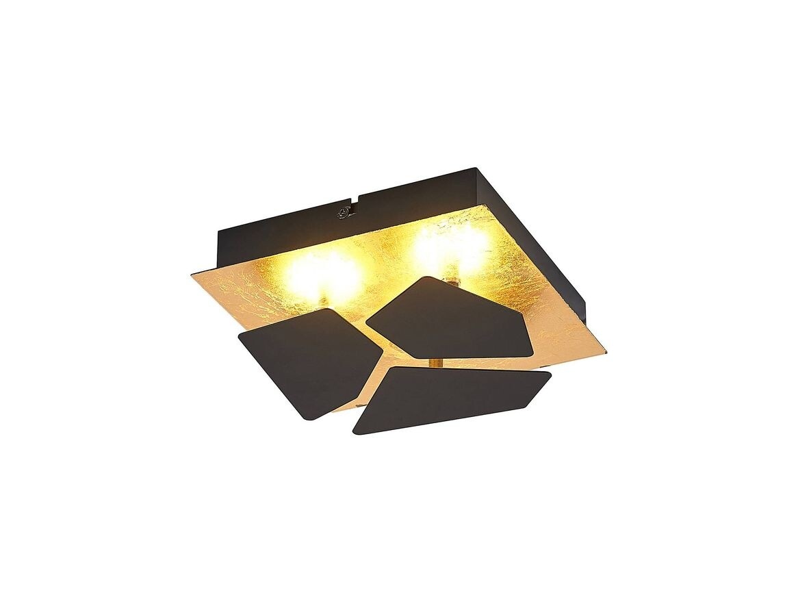 Lindby – Sorea LED Kattovalaisin Black/Gold