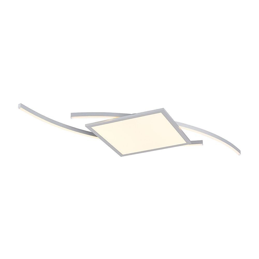 Lucande – Tiaro LED Square Kattovalaisin 56,6 CCT Silver