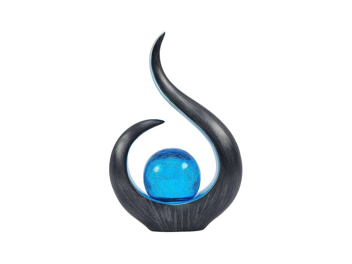 Lindby – Jasem LED Aurinkokennovalaisin Dark Grey/Blue Lindby