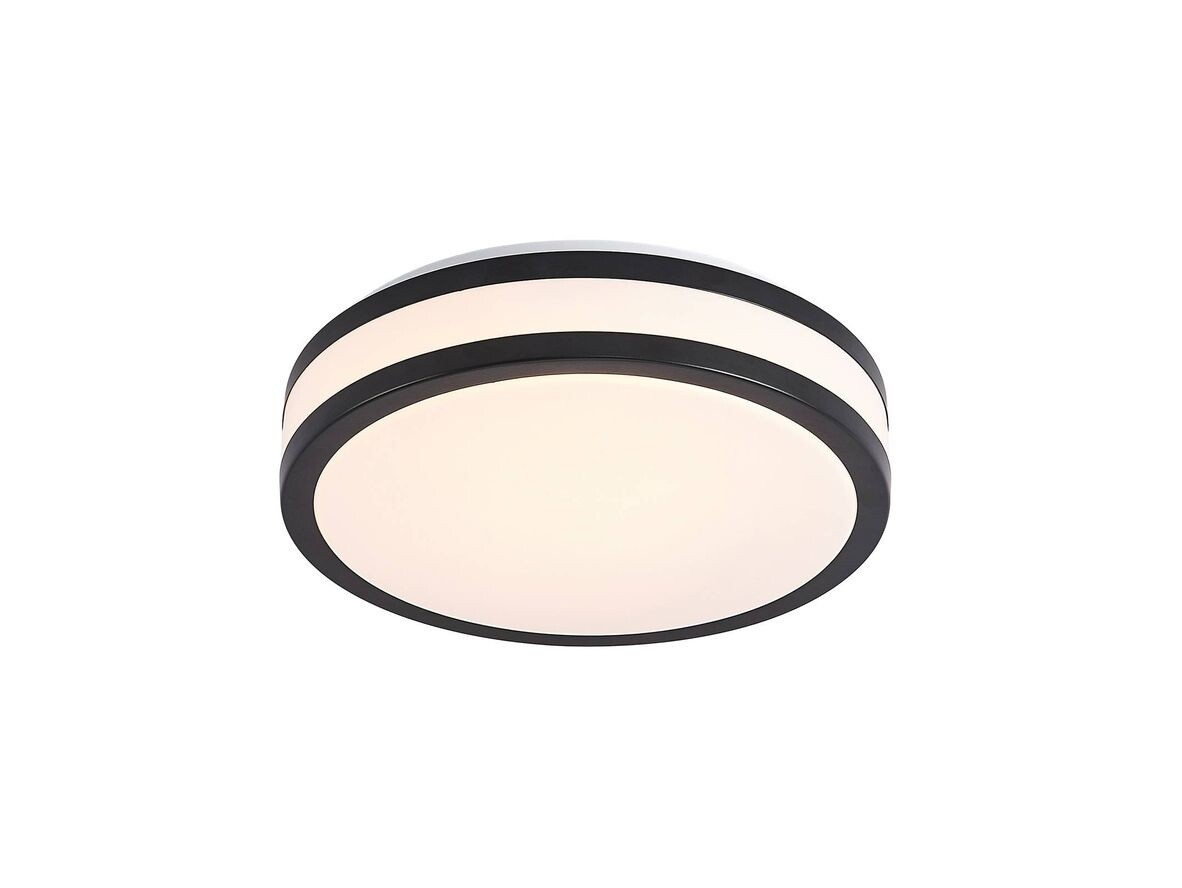 Lindby – Teun LED Kattovalaisin Ø29 Matt Black/White