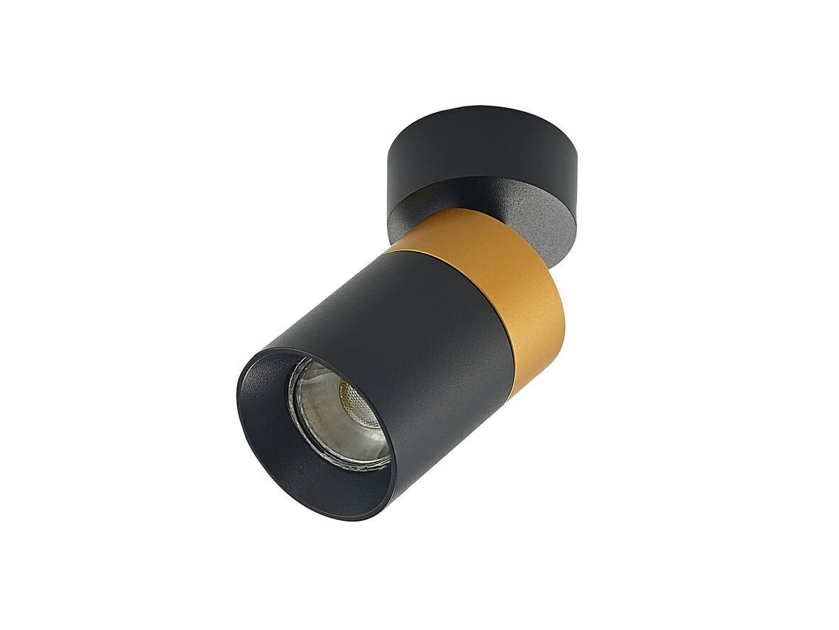 Arcchio – Nikora Round Kattovalaisin Black/Gold Arcchio