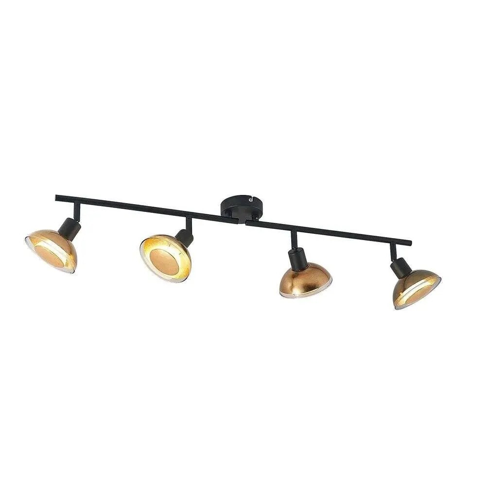 Lindby – Erin 4 Kattovalaisin Black/Gold