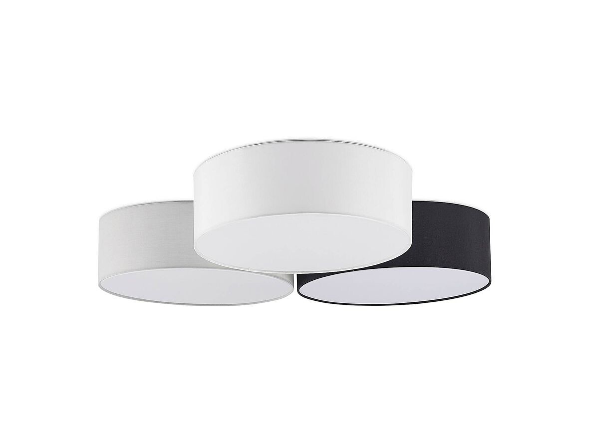 Lindby – Janita 3 LED Kattovalaisin Grey/Black/White