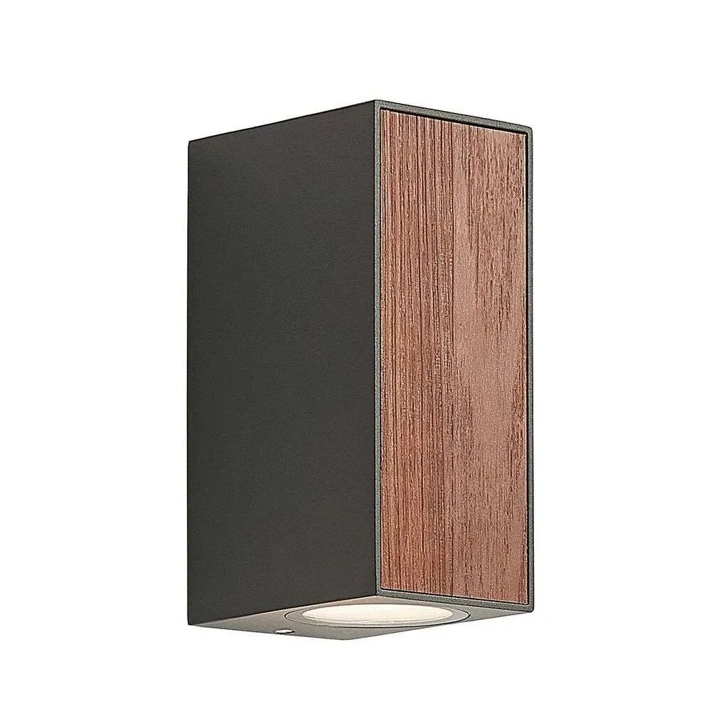 Lucande - Cimala Buiten Wandlamp H14,4 Wood