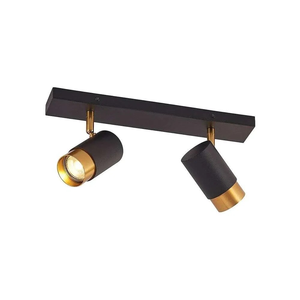 Arcchio – Evaro 2 Kattovalaisin Black/Gold Arcchio