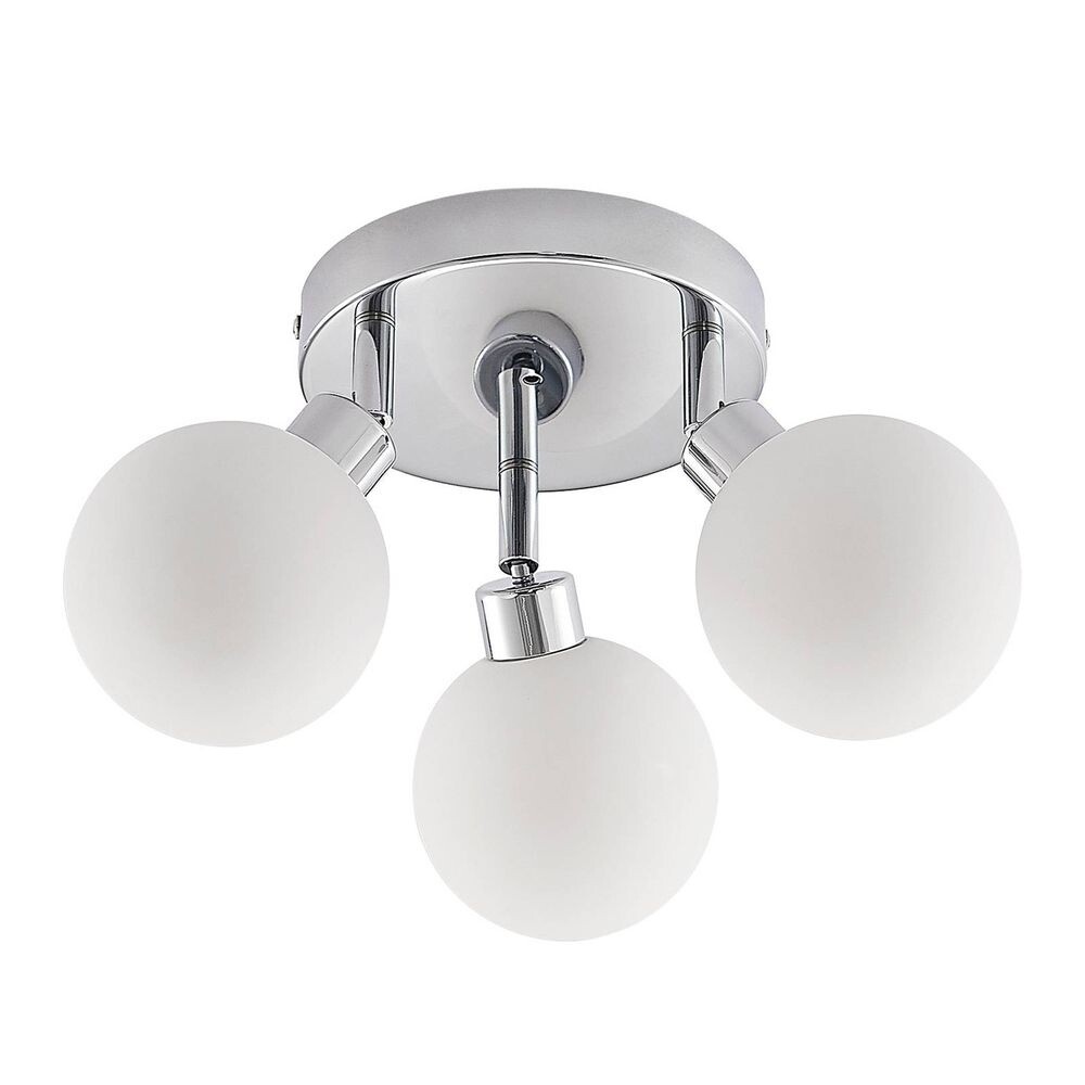 Lindby – Zaniba 3 Round Kattovalaisin Chrome