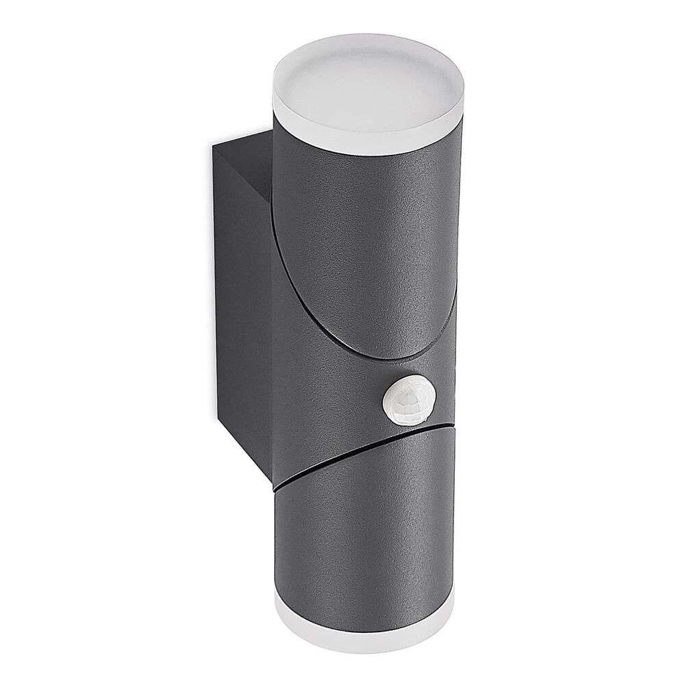 Lindby – Aspyn 2 Ulko Seinävalaisin w/Sensor Dark Grey Lindby