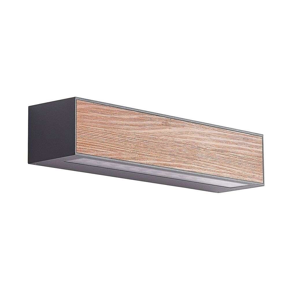 Arcchio – Miraz LED Ulko Seinävalaisin Dark Grey/Dark Wood Arcchio