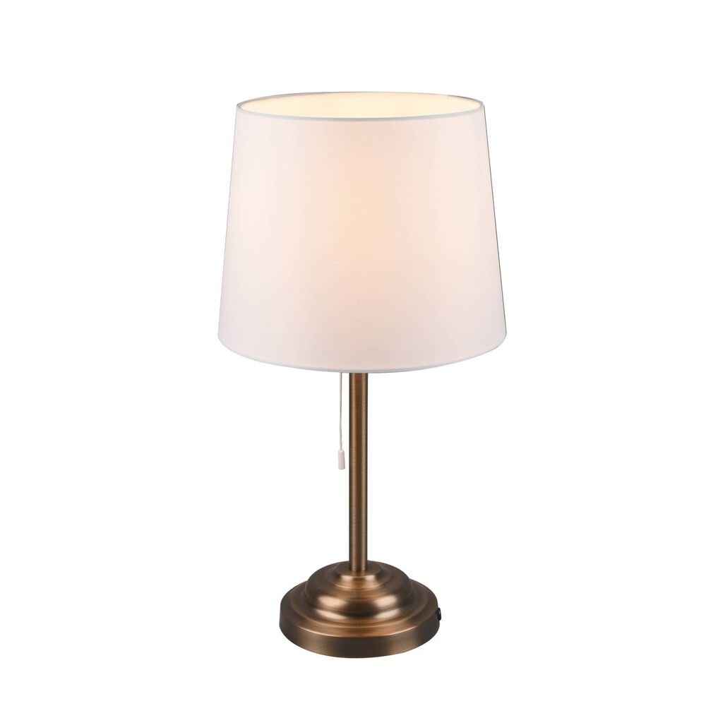 Lindby – Alomira Pöytävalaisin H52 Brass/White