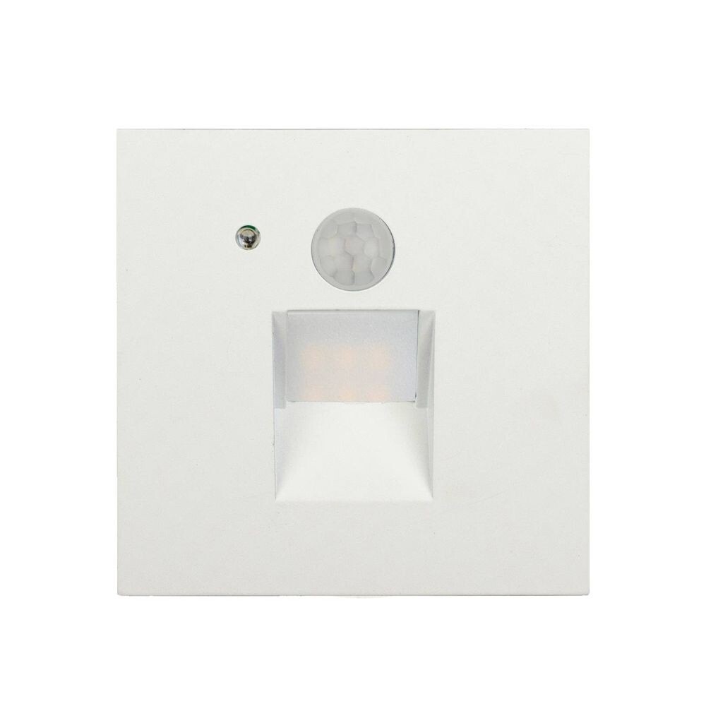 Arcchio – Neru Square LED Upotettu Seinävalaisin w/Sensor White