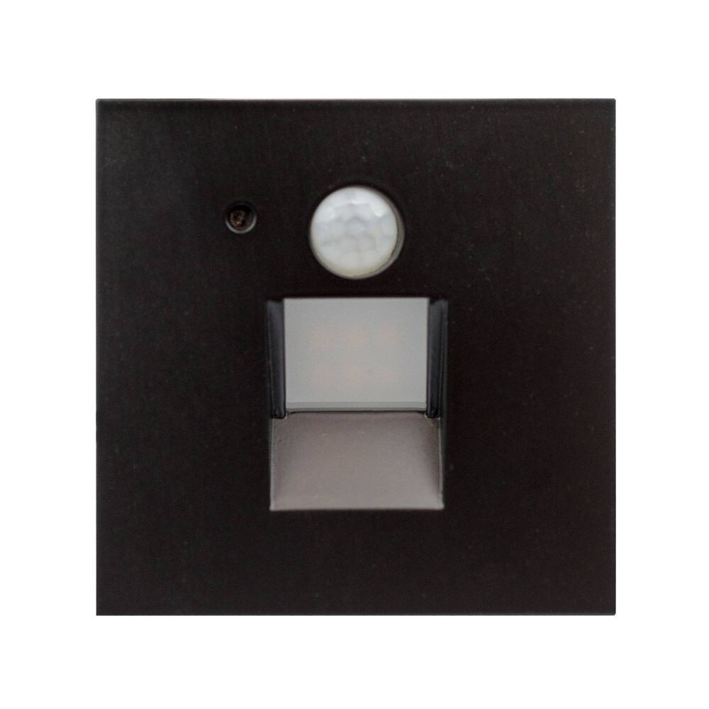 Arcchio – Neru Square LED Upotettu Seinävalaisin w/Sensor Black Arcchio