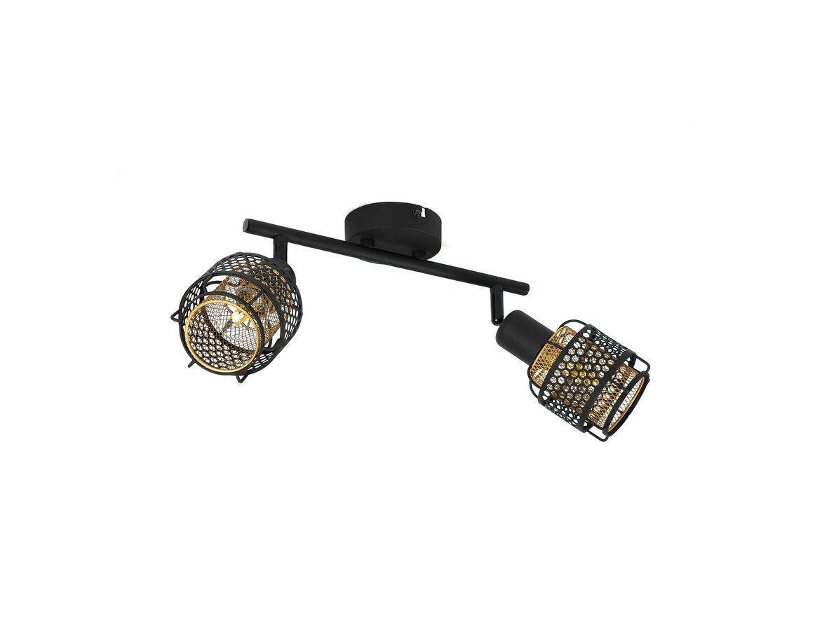 Lindby – Eudoria 2 Kattovalaisin Black/Gold