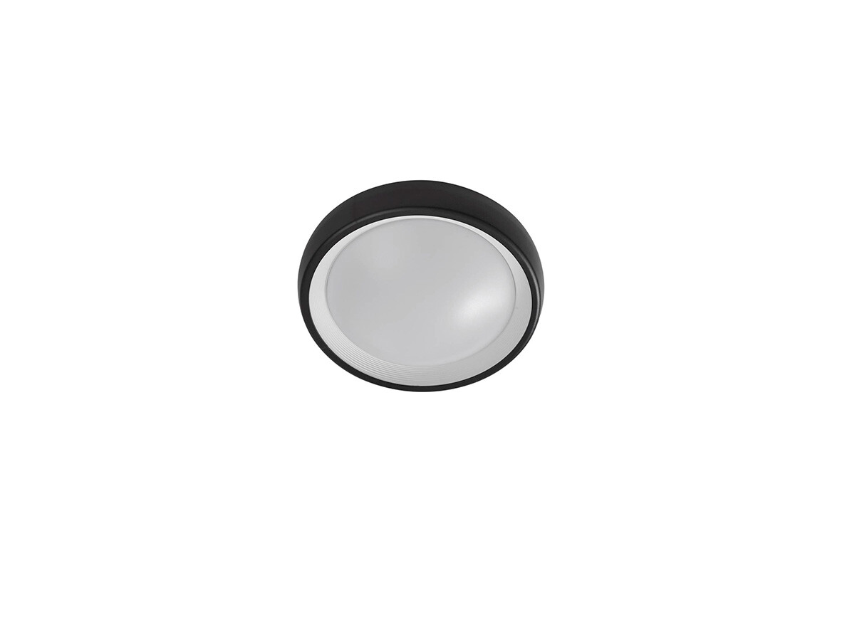 Lindby – Niniel Round LED Ulko Kattovalaisin Black/White